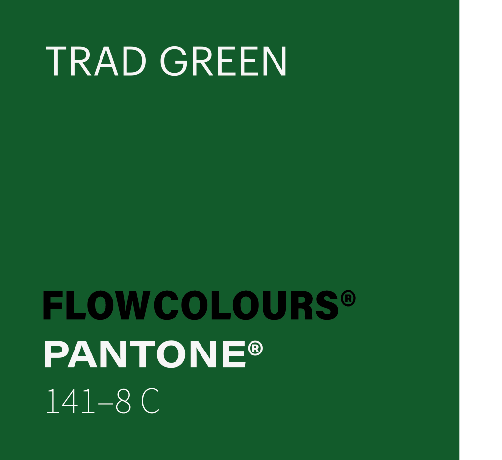 TRAD GREEN CORAL ORANGE FLOW COLOURS COULOUR SWATCH 30 ML TATTOO INK