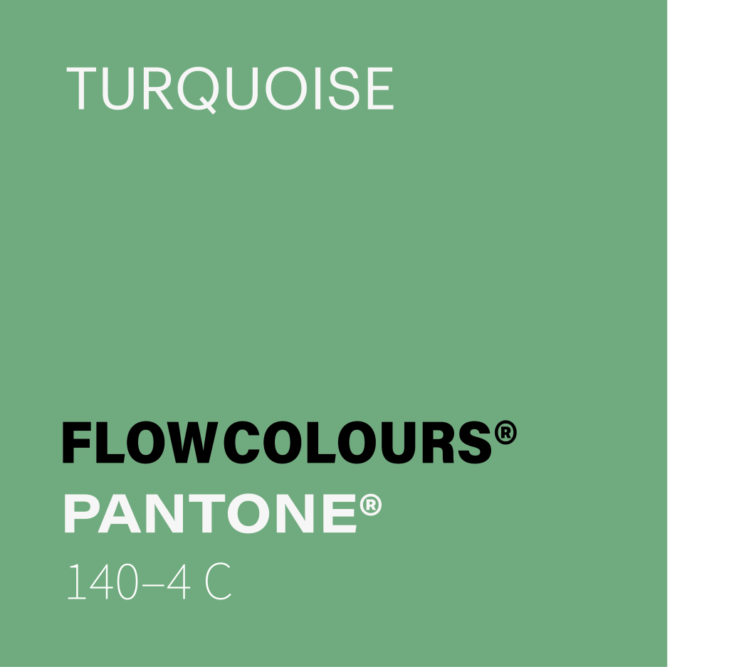FLOW TOURQUOIDSE COLOURS COULOUR SWATCH 30 ML TATTOO INK