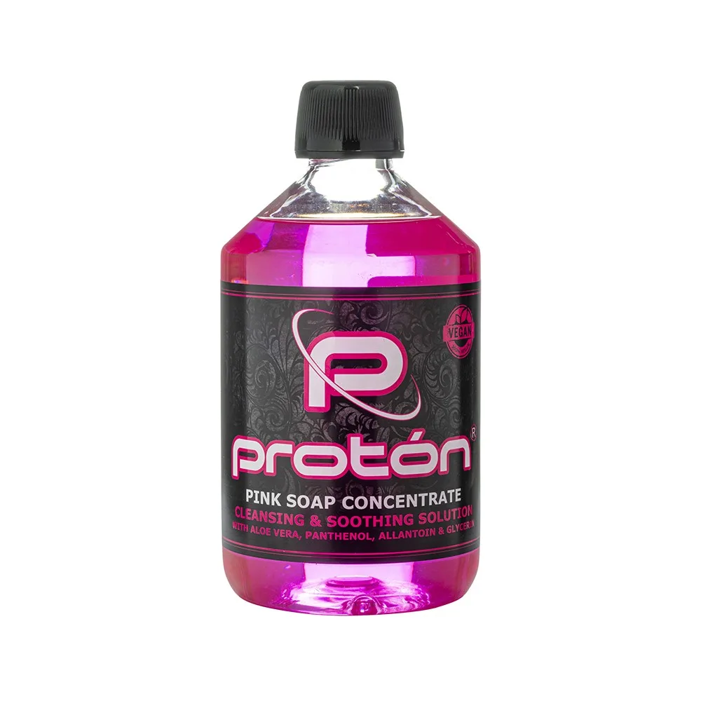PROTON SOAP - CONCENTRATE (500ML) | Tiger Tattoo Supplies Torquay Devon pink-soap-proton-concentrated-with-panthenol-alantoin-and-aloe-vera-500ml-
