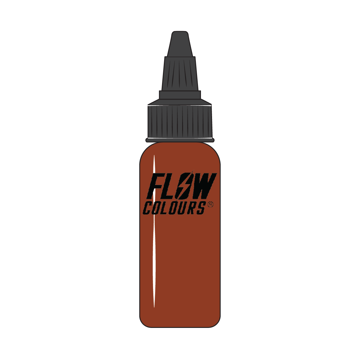 Auburn Red Flow Colours Tattoo Ink – 30 ml | Tiger Tattoo Supplies Torquay Devon Auburn Red Flow Colours Tattoo Ink