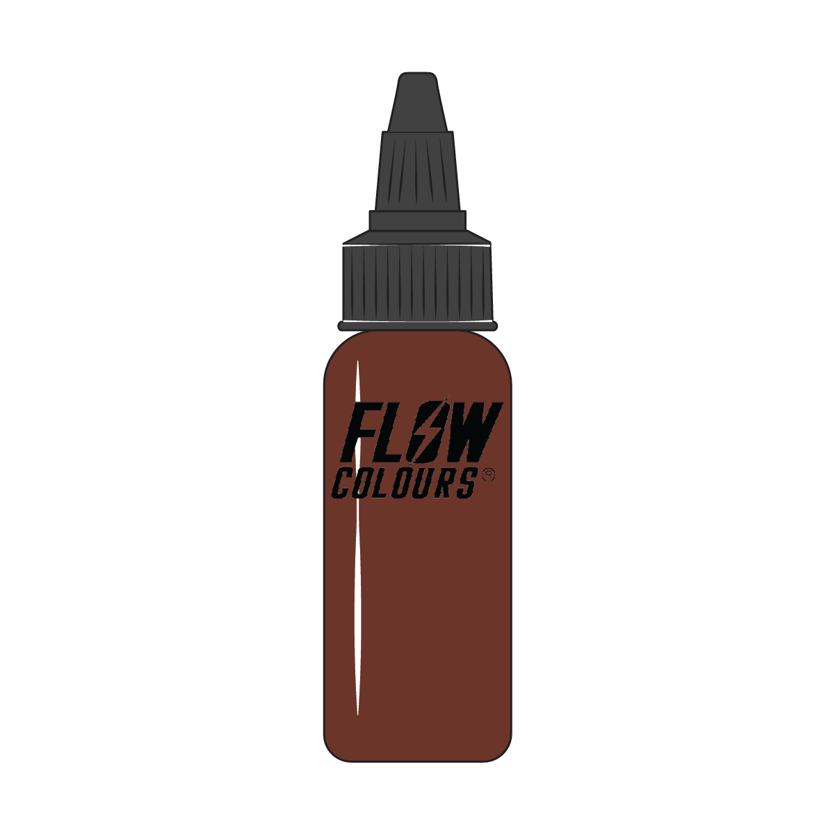 Chesnut Flow Colours Tattoo Ink – 30 ml | Tiger Tattoo Supplies Torquay Devon Chesnut FLOWCOLOURS TATTOO INK bottle icon