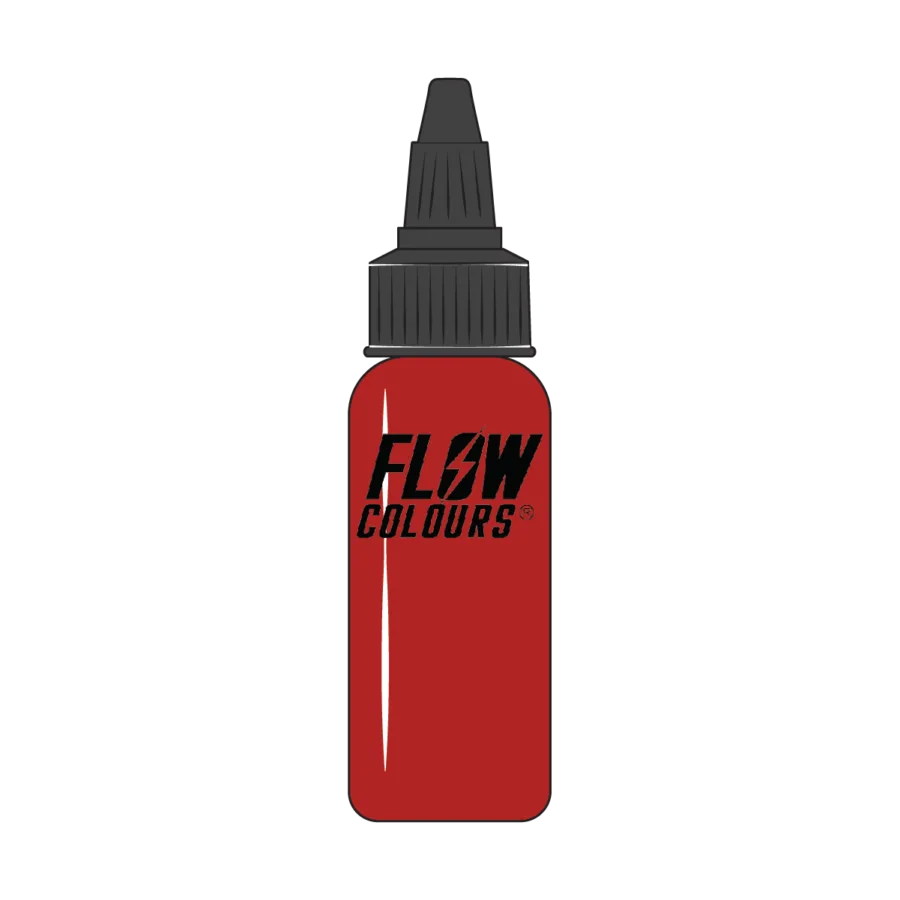 Firebrick Red Flow Colours Tattoo Ink – 30 ml