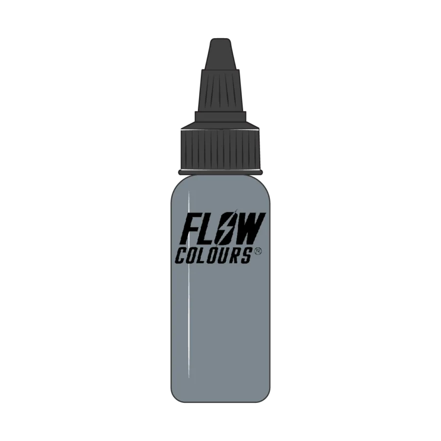 OPAQUE GRAY | Tiger Tattoo Supplies Torquay Devon Grey-Medium Achromatic Opaque FLOW COLOURS TATTOO INK
