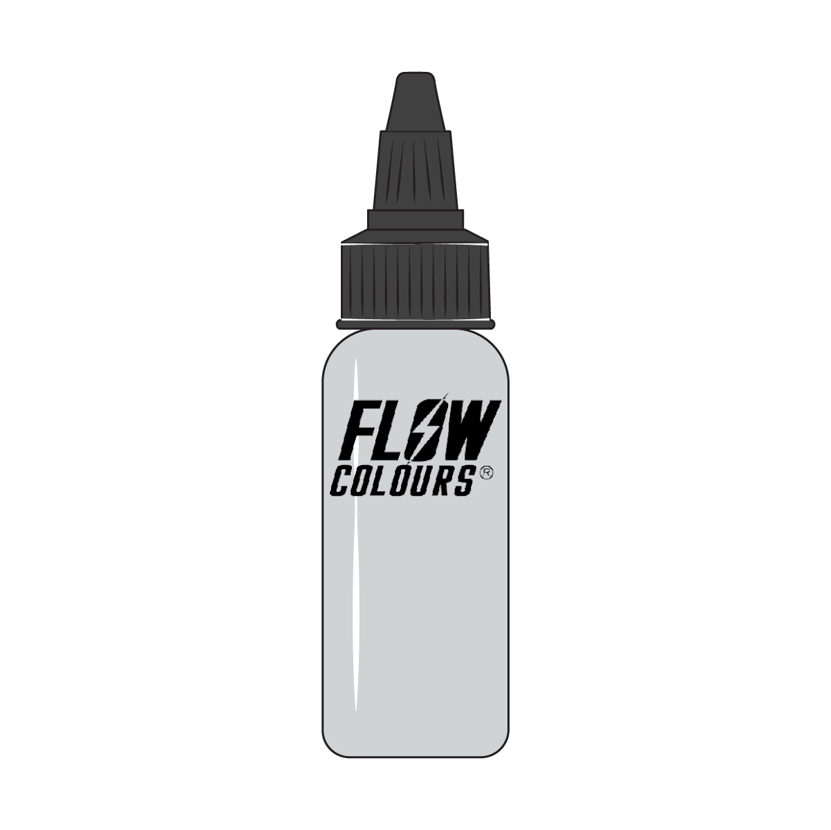 Grey X LightAchromatic Opaque FLOW COLOURS TATTOO INK Grey X LightAchromatic Opaque FLOW COLOURS TATTOO INK