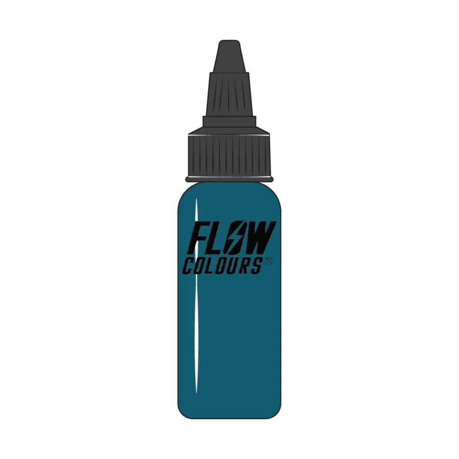 Panama-Blue FLOW COLOURS 30 ML TIGER TATTOO SUPPLIES ICON