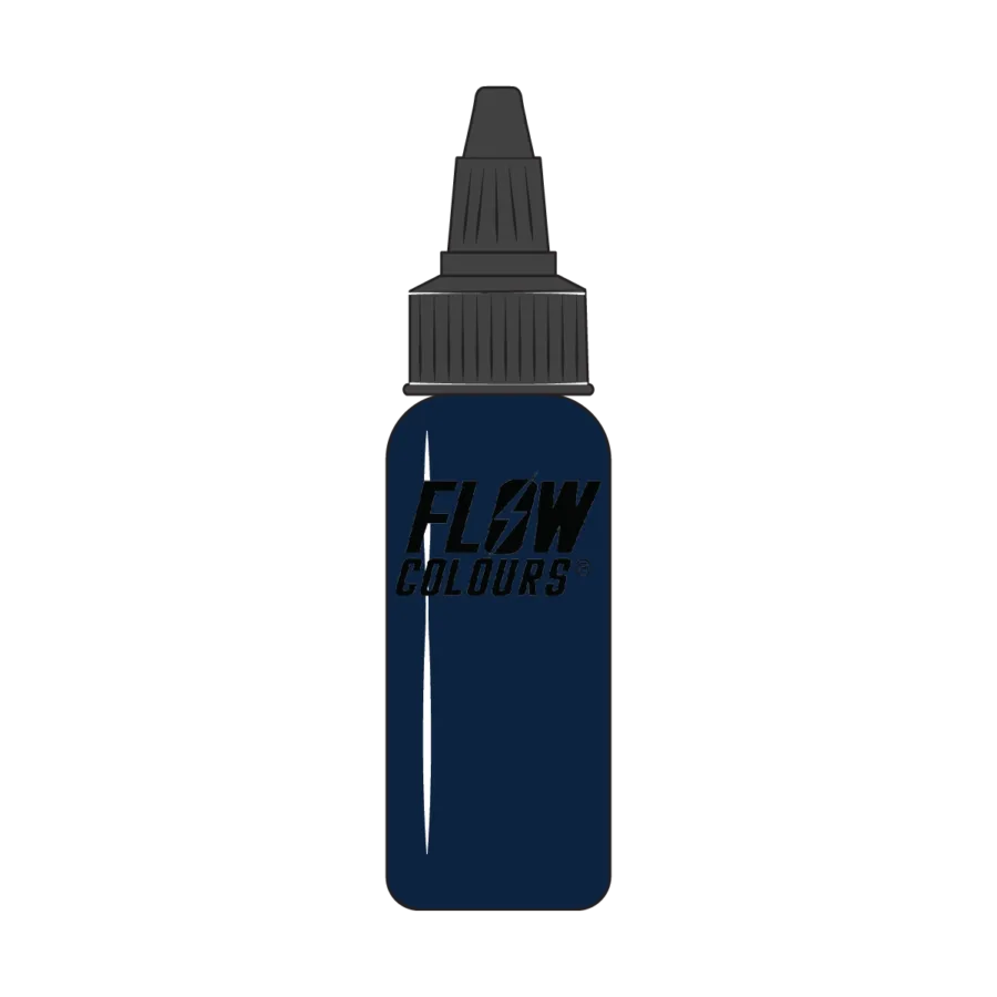 Royal-Navy-Blue Flow Colours Tattoo ink 30 ml tiger tattoo supplies bottle icon