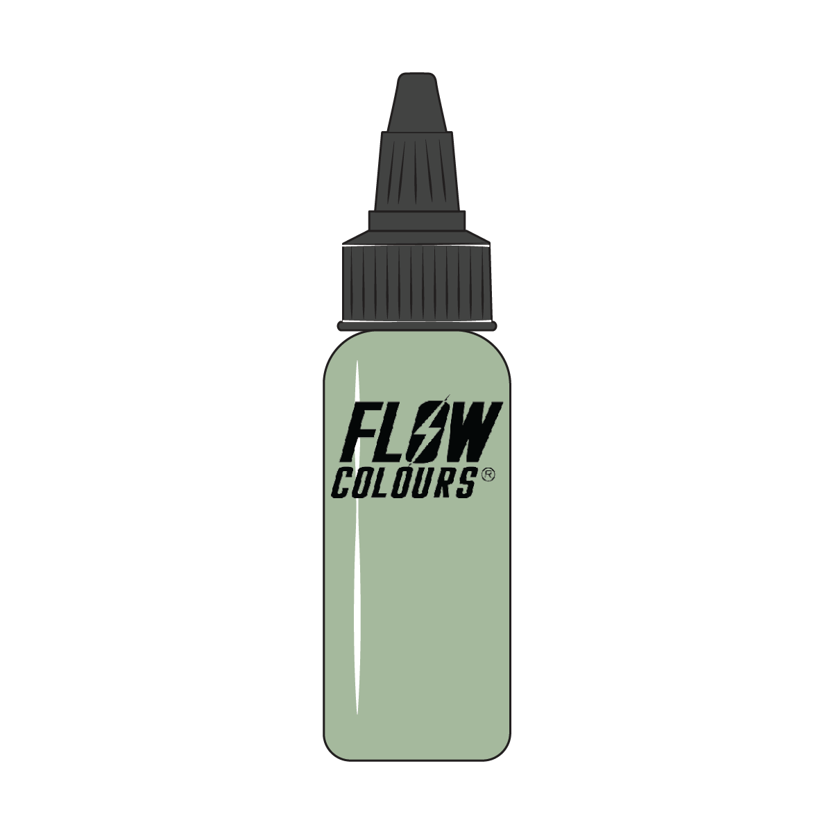 SAGE GREENFlow Colours Tattoo Ink – 30 ml | Tiger Tattoo Supplies Torquay Devon Sage-Green FLOW COLOURS TATTOO INK ICON TIGER TATTOO SUPPLIES