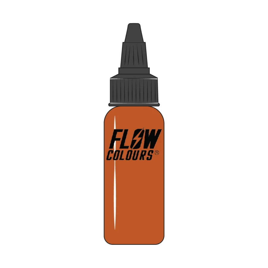FLOW COLOURS OPAQUE WHITE 100ml | Tiger Tattoo Supplies Torquay Devon Terracotta floecolour terra cotta flow colours tattoo ink