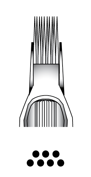 mag flow cart icon tattoo cardridge needle