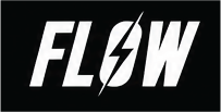 flow logo whight on black